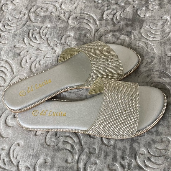 add Lucita Rhinestones Sandals - Picture 2 of 5